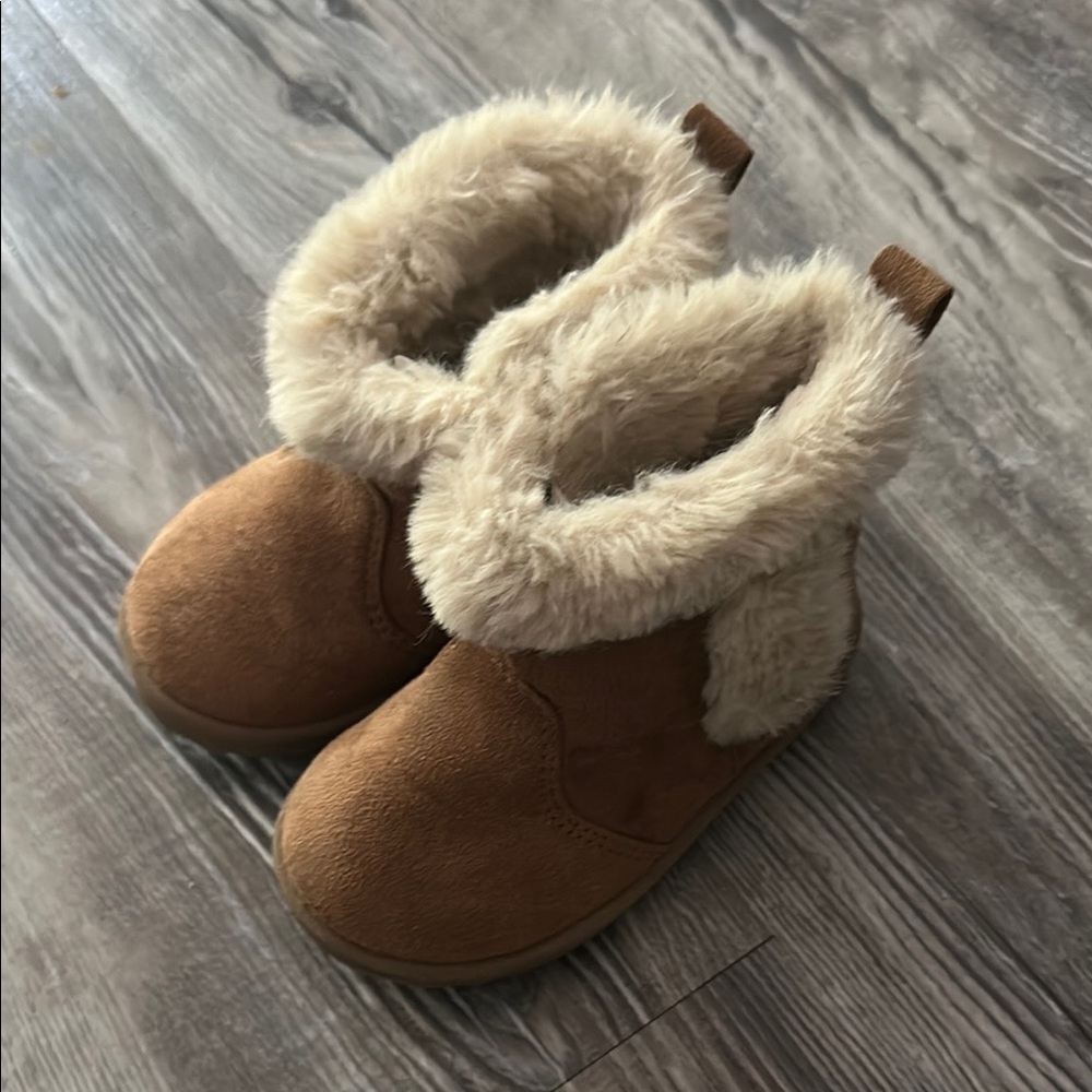 Brown Faux Fur Lined Boots